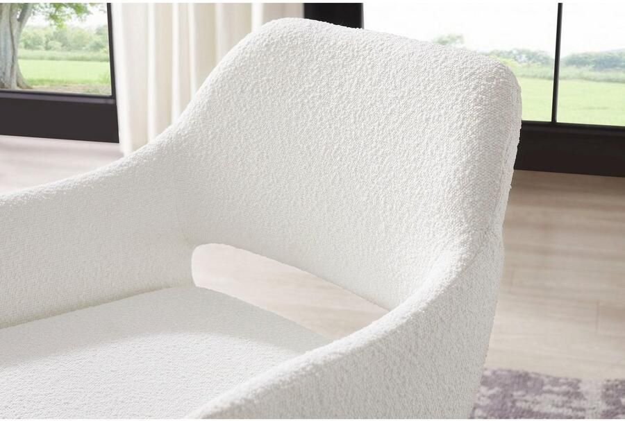 SalesFever Stoel met armleuningen Comfortabele eetkamerstoel met stijl - Foto 10