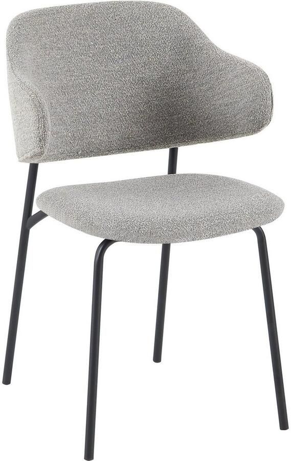 SalesFever Stoel met armleuningen Komfortabler Esszimmerstuhl mit Stil met designframe en uitlopende armleuningen (set 2 stuks) - Foto 3