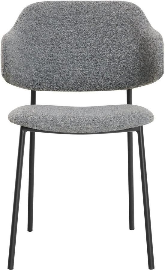 SalesFever Stoel met armleuningen Komfortabler Esszimmerstuhl mit Stil met designframe en uitlopende armleuningen (set 2 stuks) - Foto 8