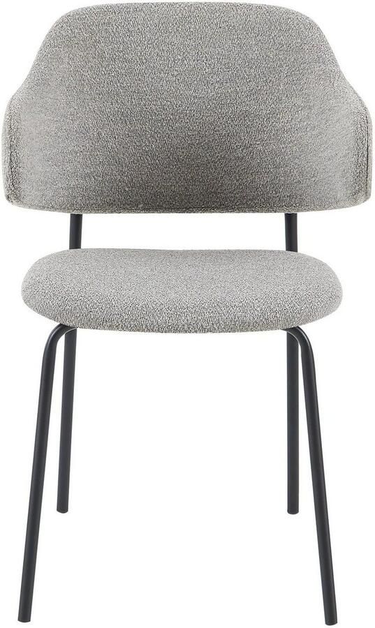 SalesFever Stoel met armleuningen Komfortabler Esszimmerstuhl mit Stil met designframe en uitlopende armleuningen (set 2 stuks) - Foto 4