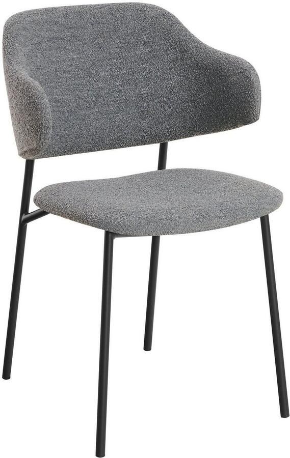 SalesFever Stoel met armleuningen Komfortabler Esszimmerstuhl mit Stil met designframe en uitlopende armleuningen (set 2 stuks) - Foto 7