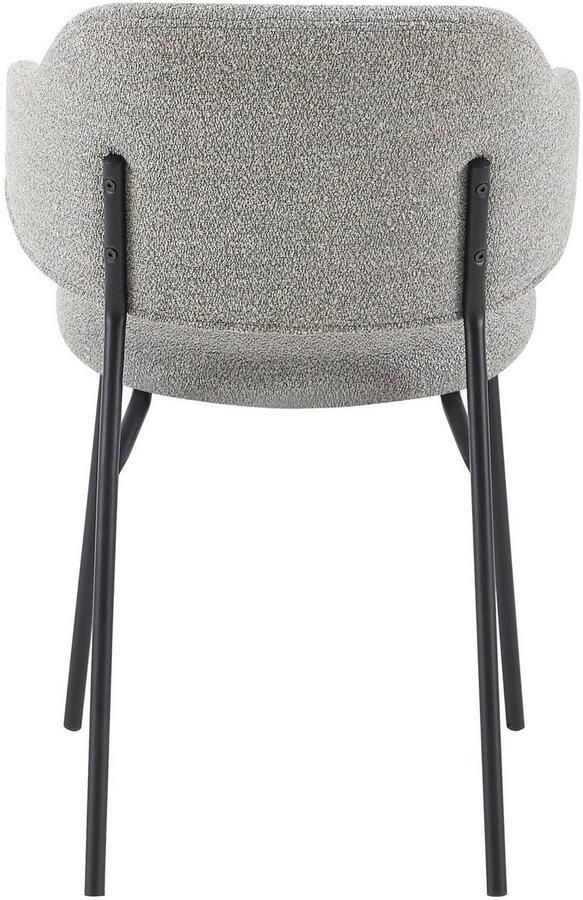 SalesFever Stoel met armleuningen Komfortabler Esszimmerstuhl mit Stil met designframe en uitlopende armleuningen (set 2 stuks) - Foto 2