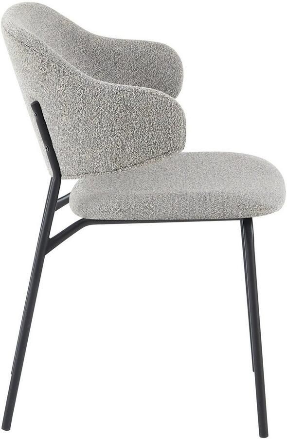 SalesFever Stoel met armleuningen Komfortabler Esszimmerstuhl mit Stil met designframe en uitlopende armleuningen (set 2 stuks)