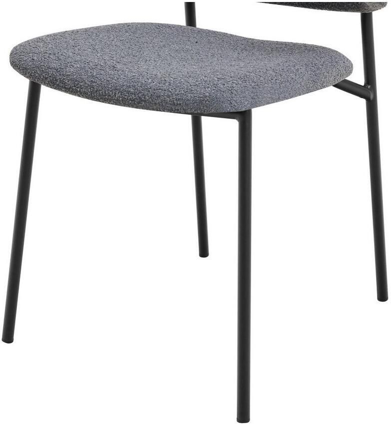 SalesFever Stoel met armleuningen Komfortabler Esszimmerstuhl mit Stil met designframe en uitlopende armleuningen (set 2 stuks)