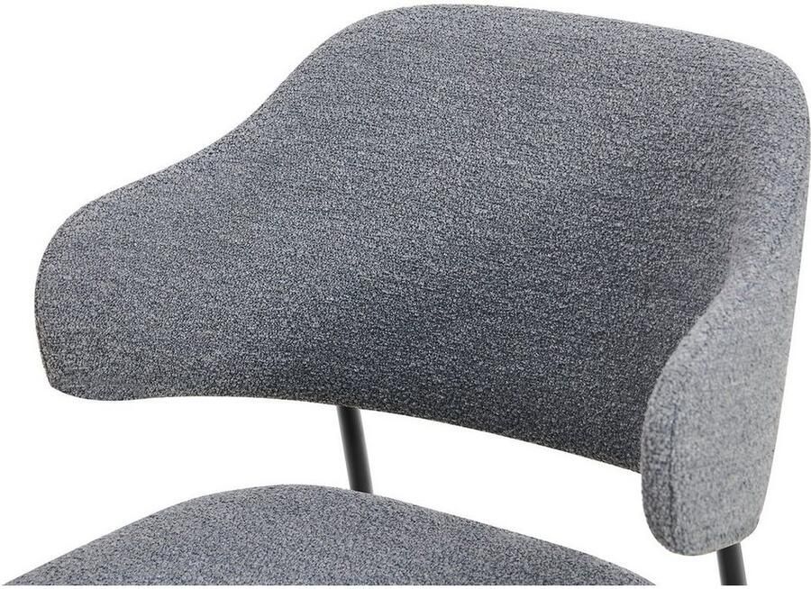 SalesFever Stoel met armleuningen Komfortabler Esszimmerstuhl mit Stil met designframe en uitlopende armleuningen (set 2 stuks) - Foto 3