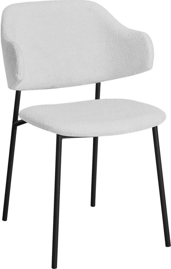 SalesFever Stoel met armleuningen Komfortabler Esszimmerstuhl mit Stil met designframe en uitlopende armleuningen (set 2 stuks) - Foto 6