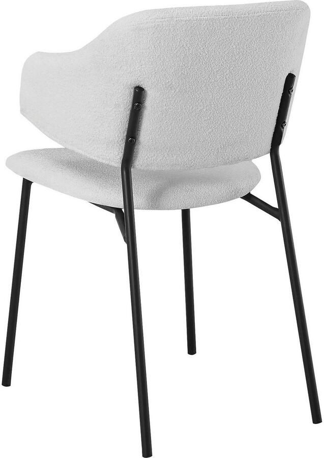SalesFever Stoel met armleuningen Komfortabler Esszimmerstuhl mit Stil met designframe en uitlopende armleuningen (set 2 stuks) - Foto 2