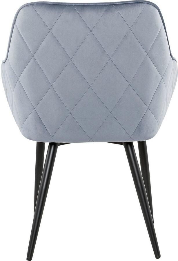 SalesFever Stoel met armleuningen Komfortabler Esszimmerstuhl mit Stil met diamantvormig stiksel aan de achterkant - Foto 4