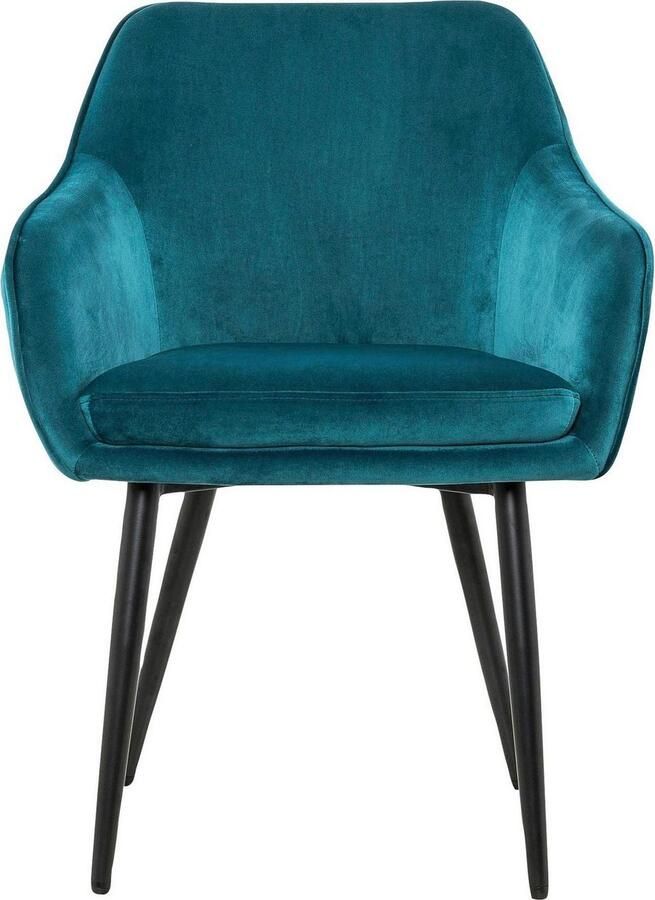 SalesFever Stoel met armleuningen Komfortabler Esszimmerstuhl mit Stil met diamantvormig stiksel aan de achterkant - Foto 4