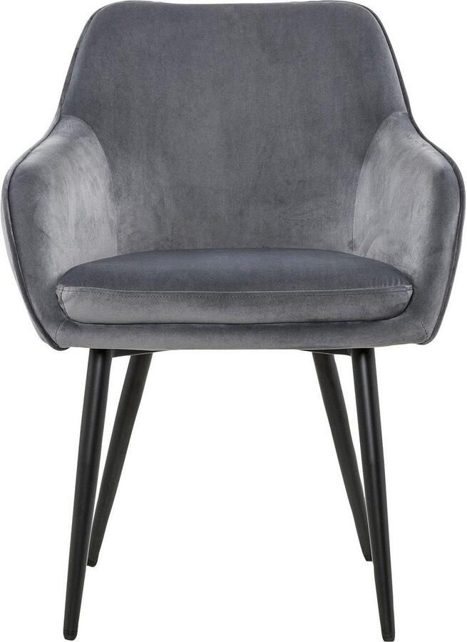 SalesFever Stoel met armleuningen Komfortabler Esszimmerstuhl mit Stil met diamantvormig stiksel aan de achterkant - Foto 3