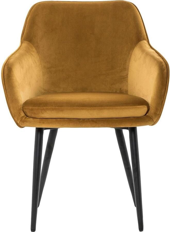 SalesFever Stoel met armleuningen Komfortabler Esszimmerstuhl mit Stil met diamantvormig stiksel aan de achterkant - Foto 2