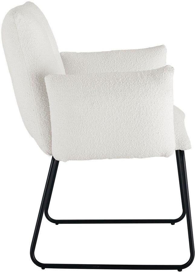 SalesFever Stoel met armleuningen Komfortabler Esszimmerstuhl mit Stil met golfvering - Foto 6