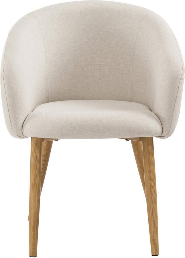 SalesFever Stoel met armleuningen Komfortabler Esszimmerstuhl mit Stil Oeko-Tex gecertificeerd en PFC-vrij (set 2 stuks) - Foto 4