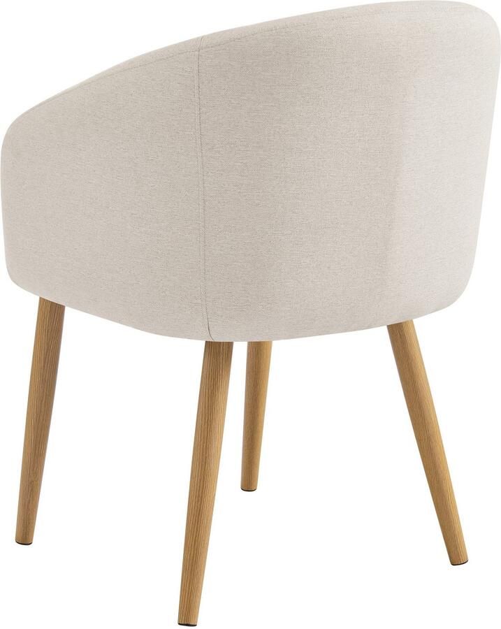 SalesFever Stoel met armleuningen Komfortabler Esszimmerstuhl mit Stil Oeko-Tex gecertificeerd en PFC-vrij (set 2 stuks) - Foto 3