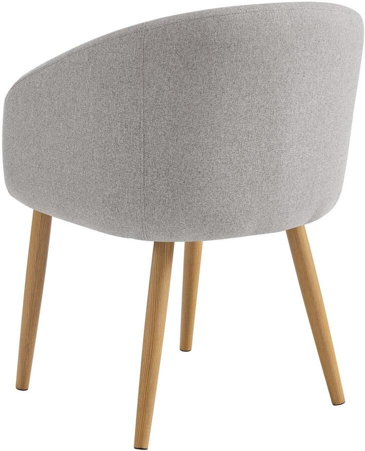 SalesFever Stoel met armleuningen Komfortabler Esszimmerstuhl mit Stil Oeko-Tex gecertificeerd en PFC-vrij (set 2 stuks) - Foto 3