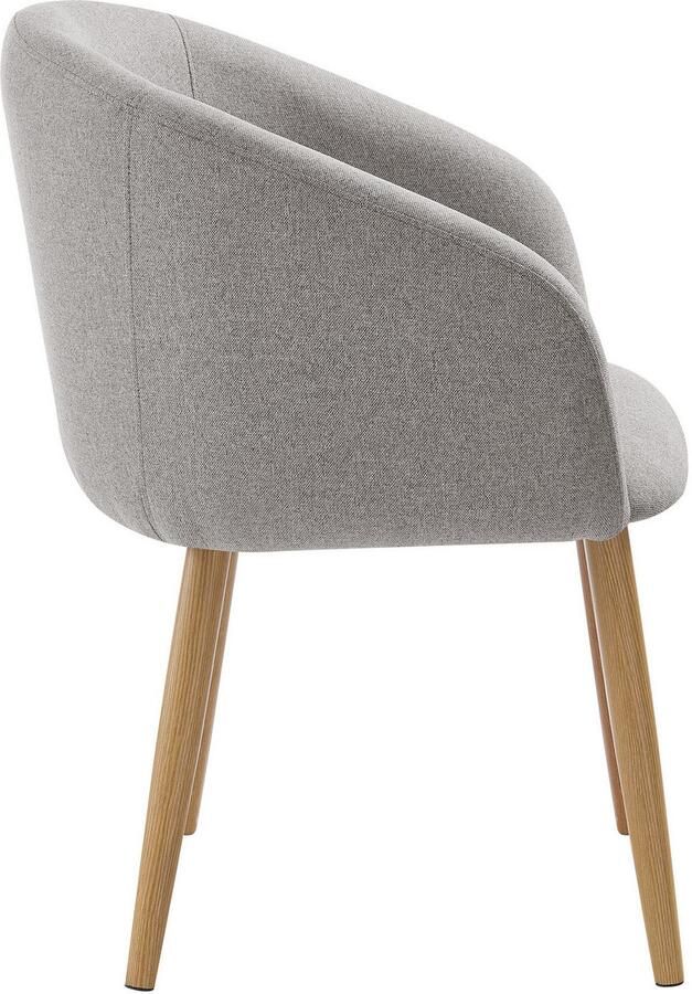 SalesFever Stoel met armleuningen Komfortabler Esszimmerstuhl mit Stil Oeko-Tex gecertificeerd en PFC-vrij (set 2 stuks) - Foto 5