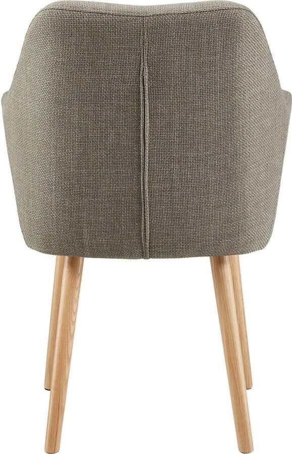 SalesFever Stoel met armleuningen Komfortabler Esszimmerstuhl mit Stil Stoelpoten van massief eikenhout - Foto 5