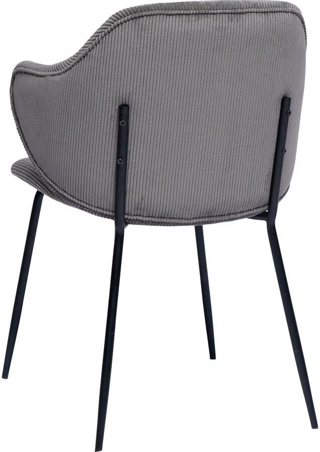 SalesFever Stoel met armleuningen Skive Zweier-Set mit stilvollem Cord-Optik Bezug Bekleding in corduroy-look (set 2 stuks) - Foto 3