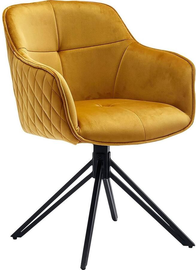 SalesFever Stoel met armleuningen Stilvoller Esszimmerstuhl met 360° draaifunctie - Foto 3