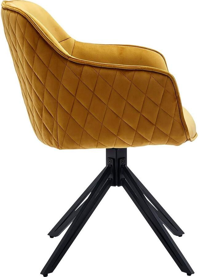 SalesFever Stoel met armleuningen Stilvoller Esszimmerstuhl met 360° draaifunctie - Foto 4