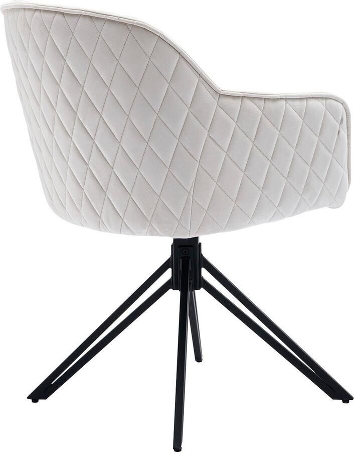 SalesFever Stoel met armleuningen Stilvoller Esszimmerstuhl met 360° draaifunctie