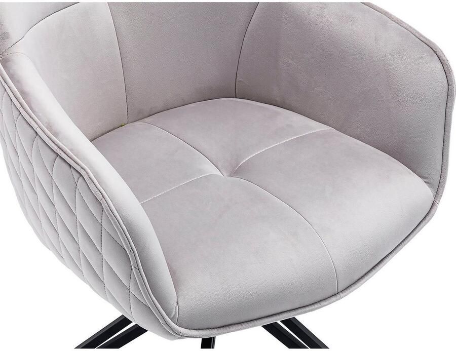 SalesFever Stoel met armleuningen Stilvoller Esszimmerstuhl met 360° draaifunctie - Foto 2