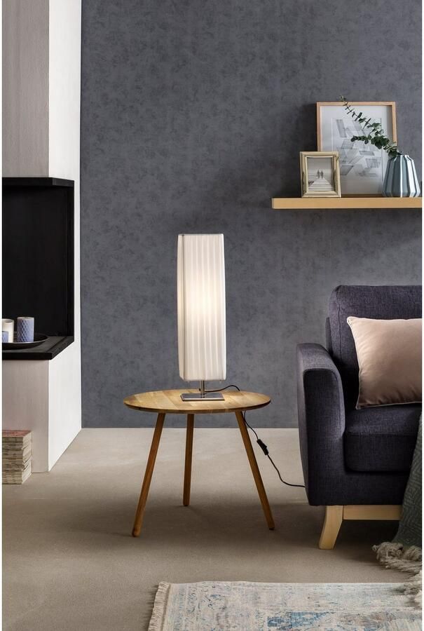 SalesFever Tafellamp JONNA Plissé-lampenkap (1 stuk) - Foto 2