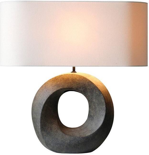 SalesFever Tafellamp Keramiek met handgeschilderde keramische basis (1 stuk) - Foto 7