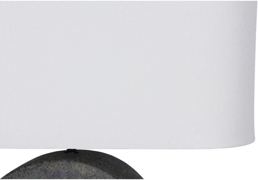 SalesFever Tafellamp Keramiek met handgeschilderde keramische basis (1 stuk) - Foto 3