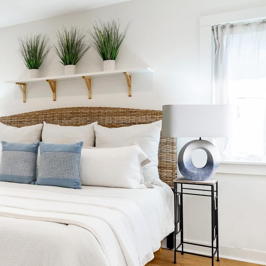 SalesFever Tafellamp Keramiek met handgeschilderde keramische basis (1 stuk) - Foto 9