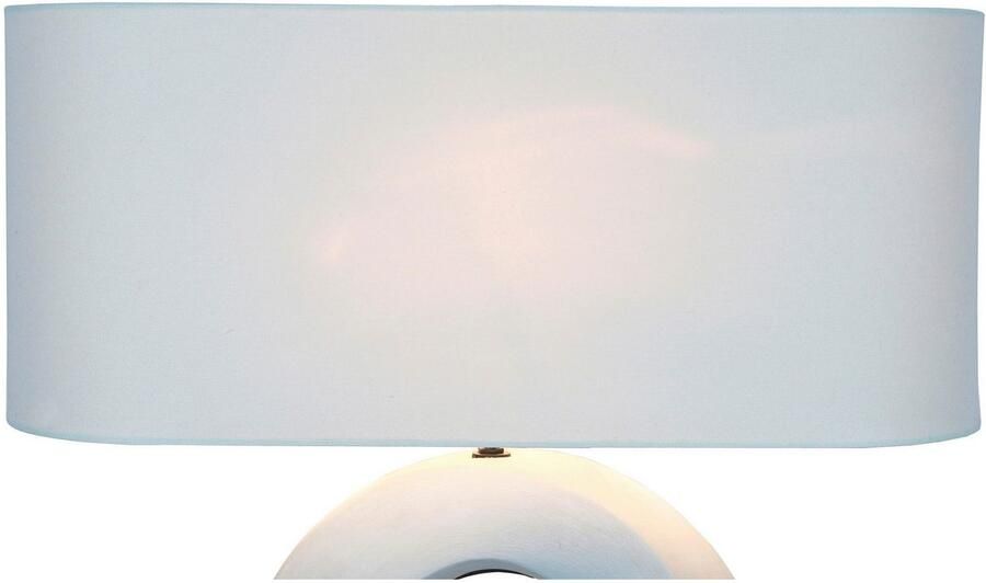 SalesFever Tafellamp Keramiek met handgeschilderde keramische basis (1 stuk) - Foto 7