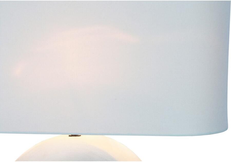 SalesFever Tafellamp Keramiek met handgeschilderde keramische basis (1 stuk) - Foto 3