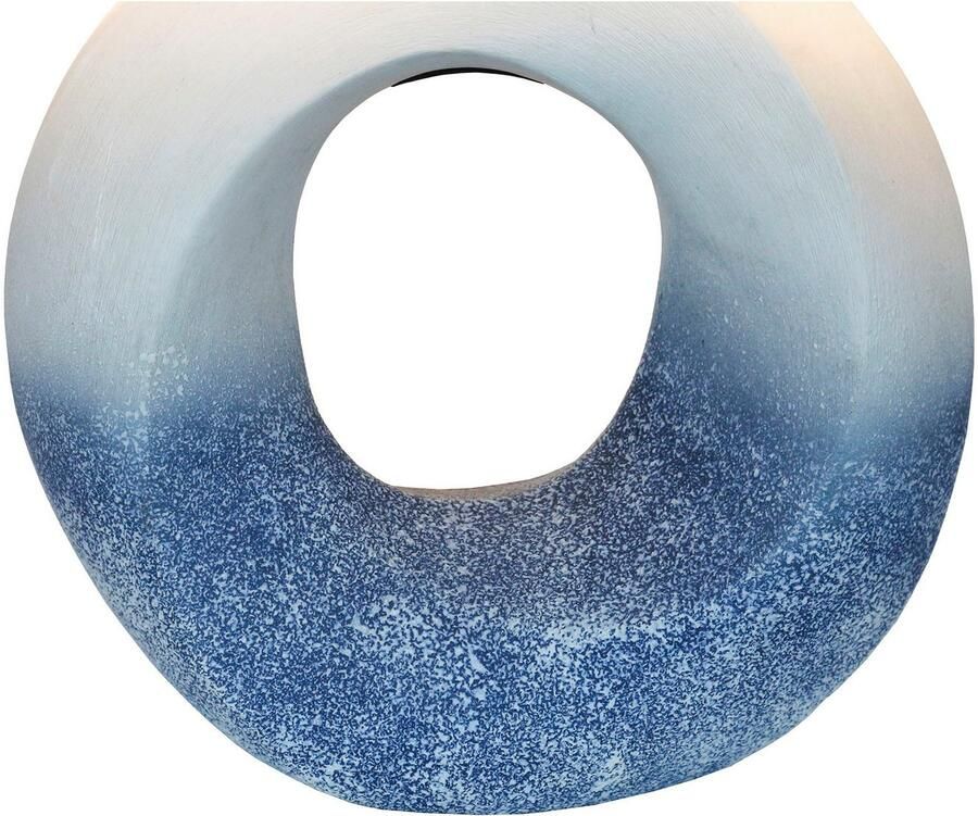 SalesFever Tafellamp Keramiek met handgeschilderde keramische basis (1 stuk) - Foto 2