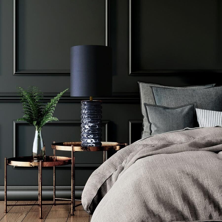 SalesFever Tafellamp Marmer met marmeren voet (1 stuk)