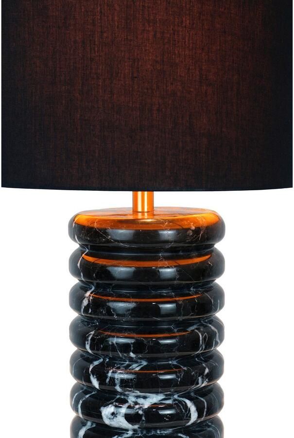 SalesFever Tafellamp Marmer met marmeren voet (1 stuk) - Foto 4