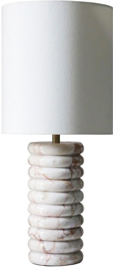 SalesFever Tafellamp Marmer met marmeren voet (1 stuk) - Foto 10