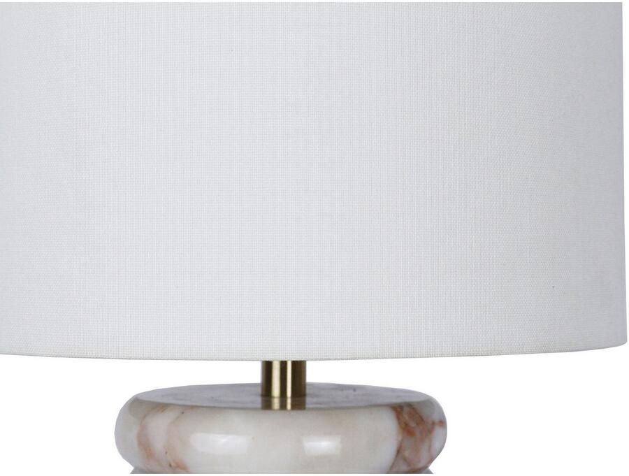 SalesFever Tafellamp Marmer met marmeren voet (1 stuk) - Foto 2