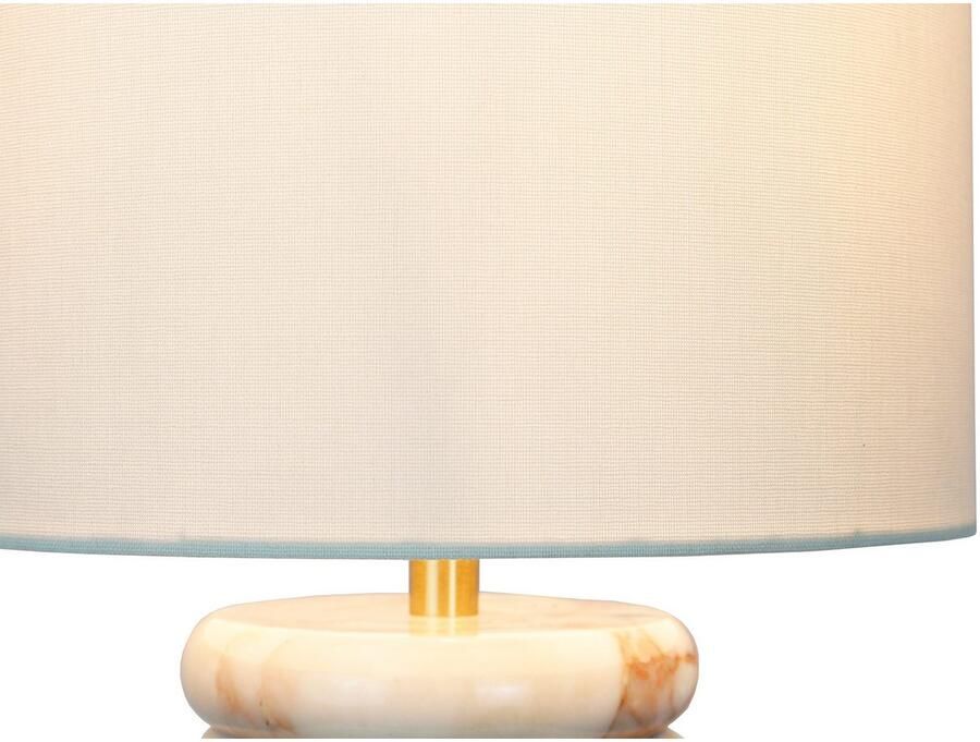 SalesFever Tafellamp Marmer met marmeren voet (1 stuk) - Foto 3