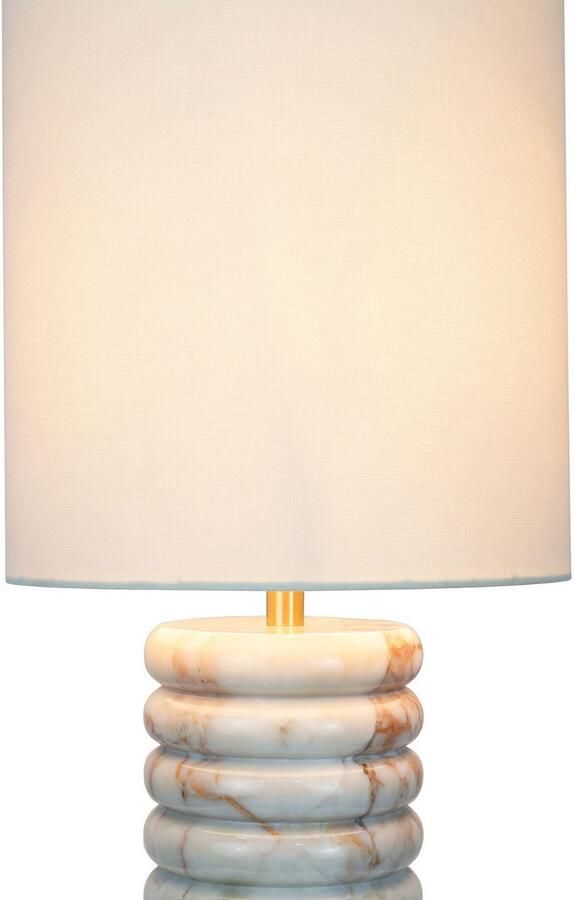 SalesFever Tafellamp Marmer met marmeren voet (1 stuk) - Foto 7