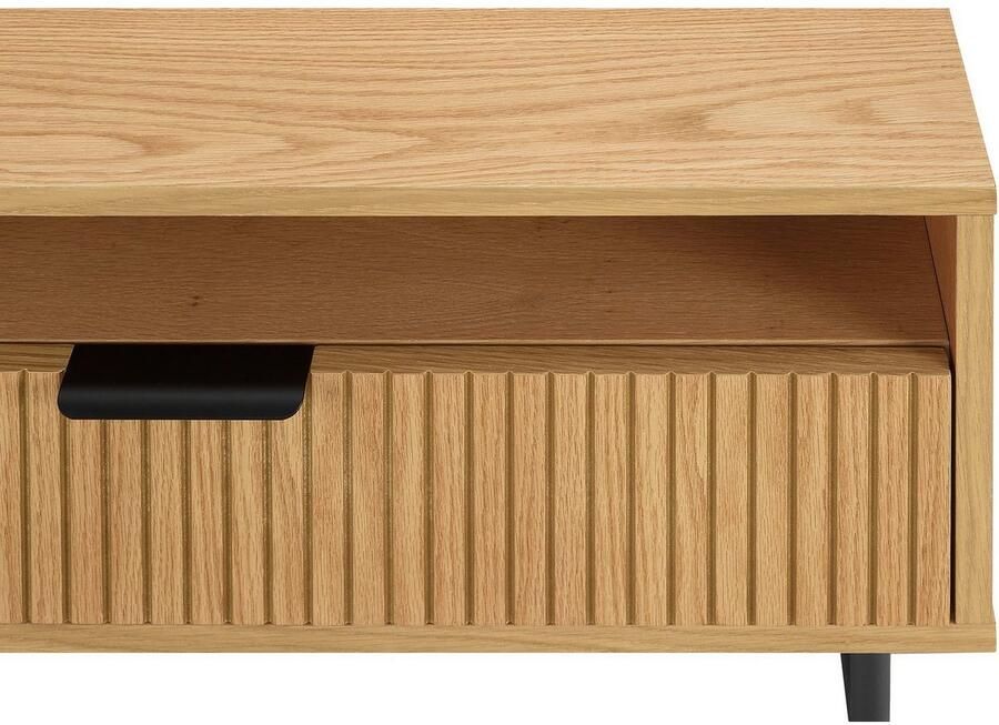 SalesFever Tv-meubel Visby StilvollesLowboard Eiken echt houtfineer - Foto 3