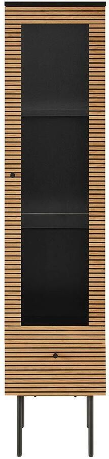 SalesFever Vitrinekast Torsby Exquisite Vitrine für Stilbewusste Eiken echt houtfineer - Foto 7