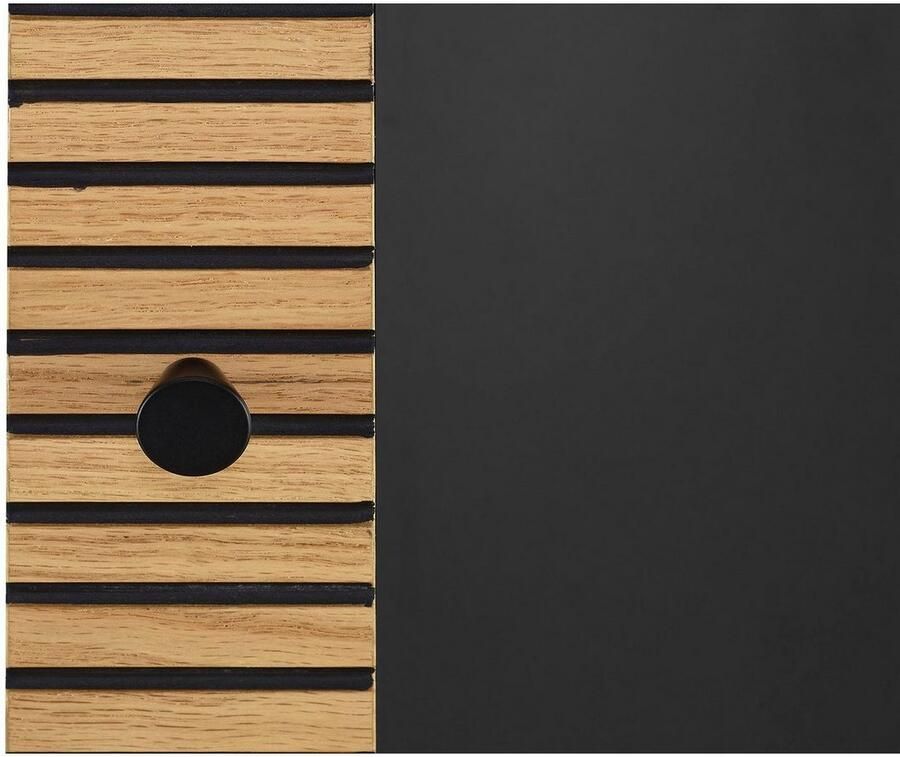 SalesFever Vitrinekast Torsby Exquisite Vitrine für Stilbewusste Eiken echt houtfineer