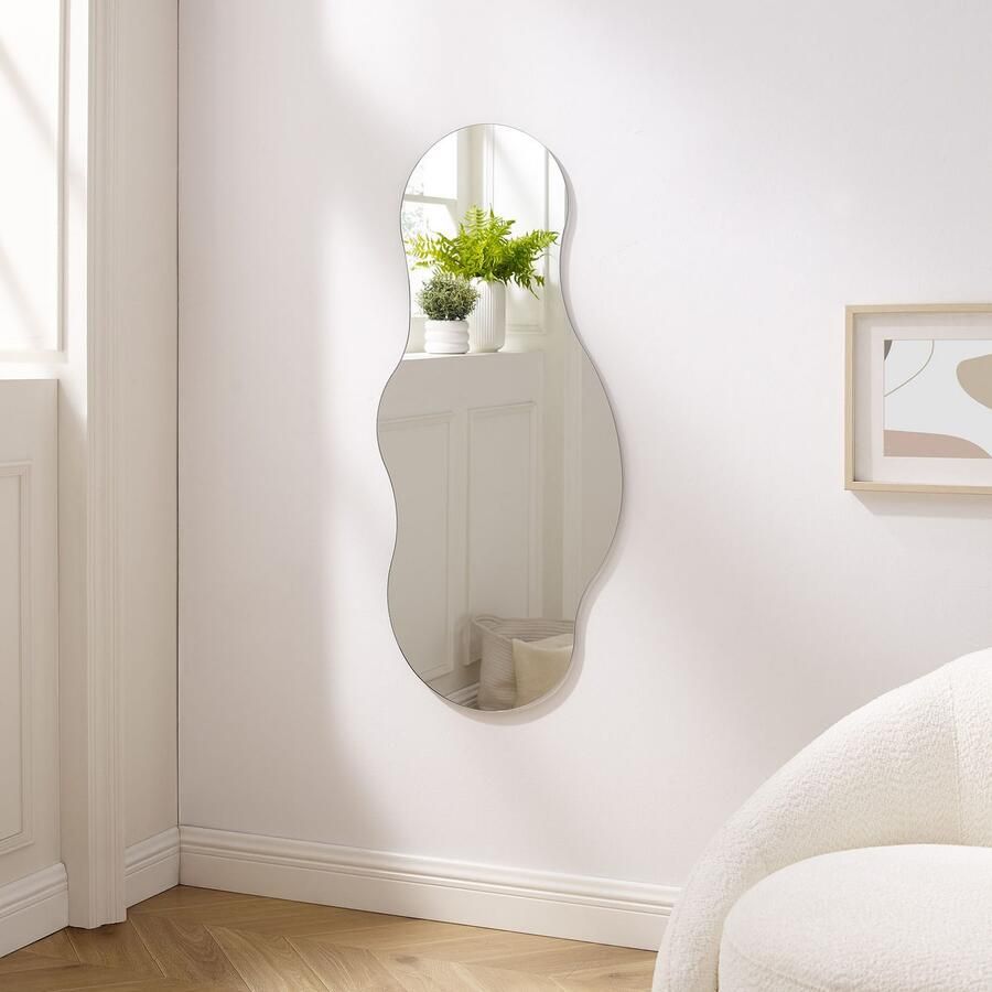 SalesFever Wandspiegel golfvormig organische vorm (1 stuk) - Foto 4