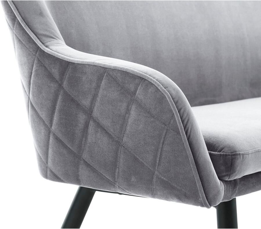 SalesFever Zitbank Komfortable Sitzbank met doorgestikte armleuningen en rugleuning