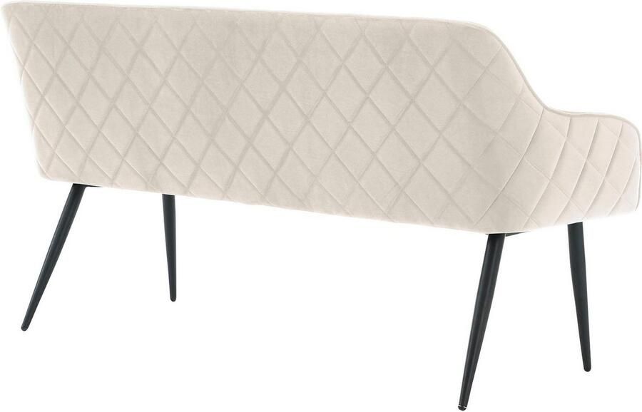 SalesFever Zitbank Komfortable Sitzbank met doorgestikte armleuningen en rugleuning - Foto 11