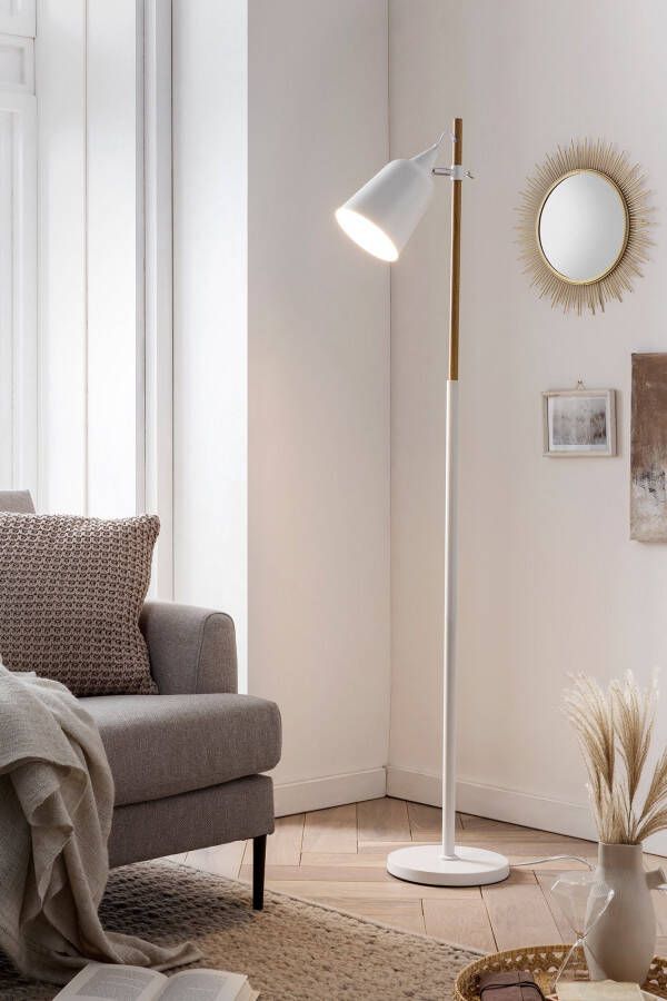 SalesFever Staande lamp ELMO in scandinavisch design (1 stuk)