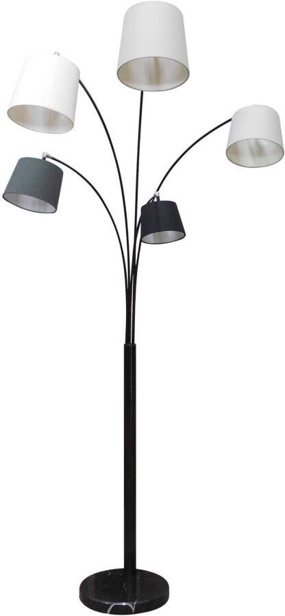 SalesFever Staande lamp Maxim Lampenkappen en armen beweegbaar - Foto 2