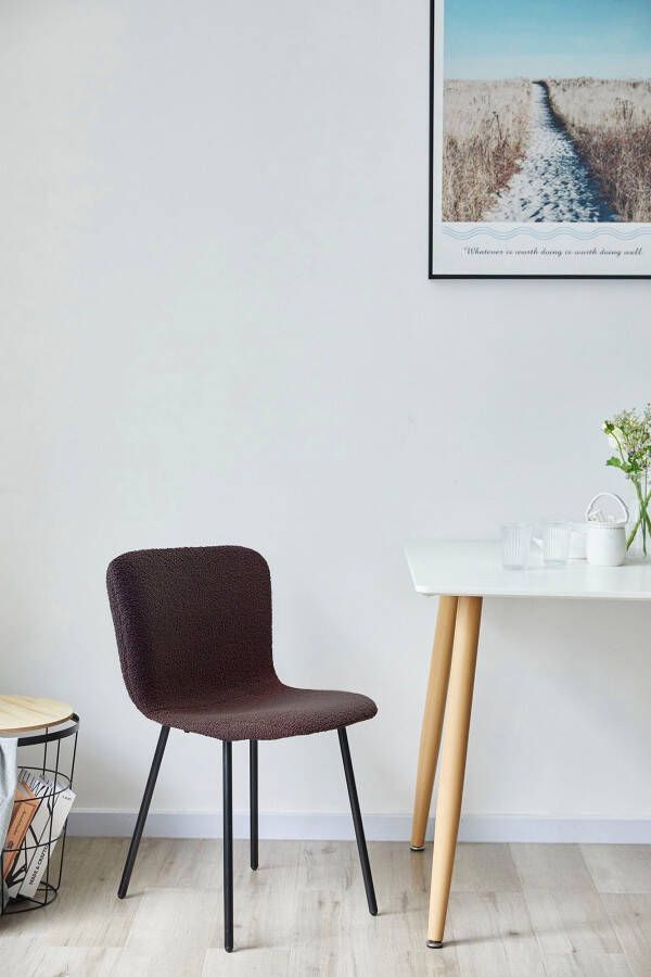 SalesFever Stoel met 4 poten Esszimmerstuhl stilvolles Set ergonomisch gevormde zitting en rugleuning (set 4 stuks) - Foto 8