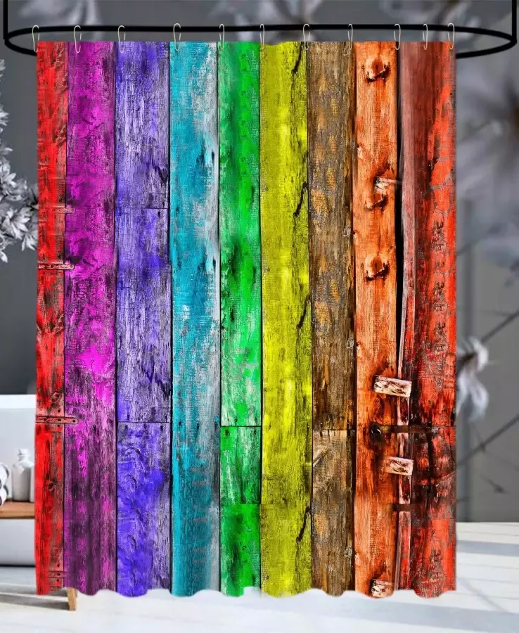 Sanilo Douchegordijn Rainbow Hoogte 200 cm - Foto 1