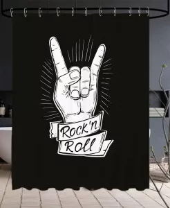 Sanilo Douchegordijn Rock n Roll Hoogte 200 cm